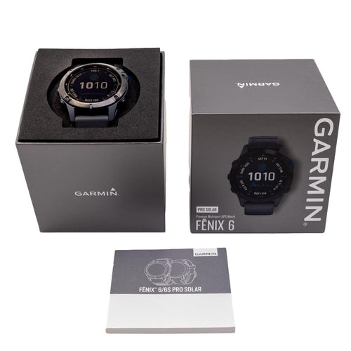 Garmin Uomo 010-02410-11 Fenix 6 Solar Smartwatch