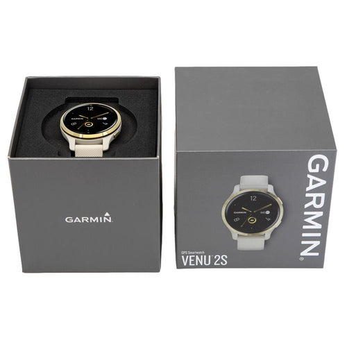 Garmin 010-02429-11  Venu 2S Light Gold Stainless Smartwatch