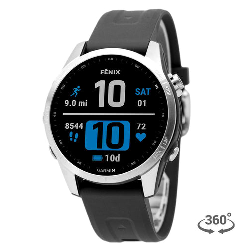 Garmin 010-02539-01 Fenix 7S Silver Graphite Smartwatch