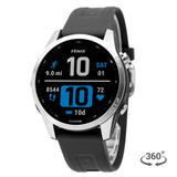 Garmin 010-02539-01 Fenix 7S Silver Graphite Smartwatch