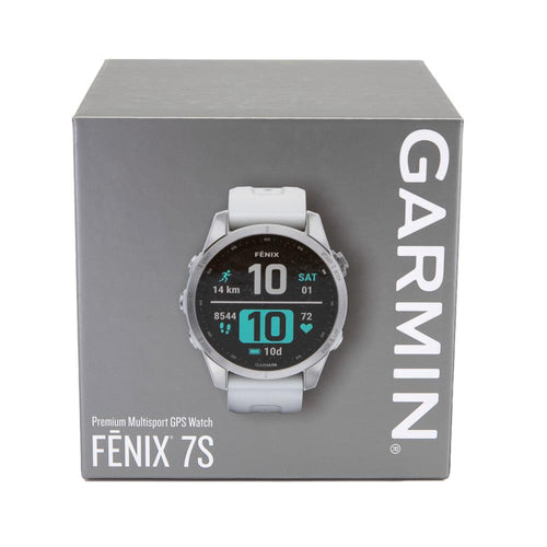 Garmin 010-02539-03 Fenix 7S Silver Whitestone Smartwatch