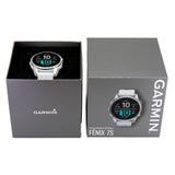 Garmin 010-02539-03 Fenix 7S Silver Whitestone Smartwatch