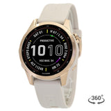 Garmin 010-02539-21 Fenix 7S Cream Gold Smartwatch Solar