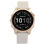 Garmin 010-02539-21 Fenix 7S Cream Gold Smartwatch Solar