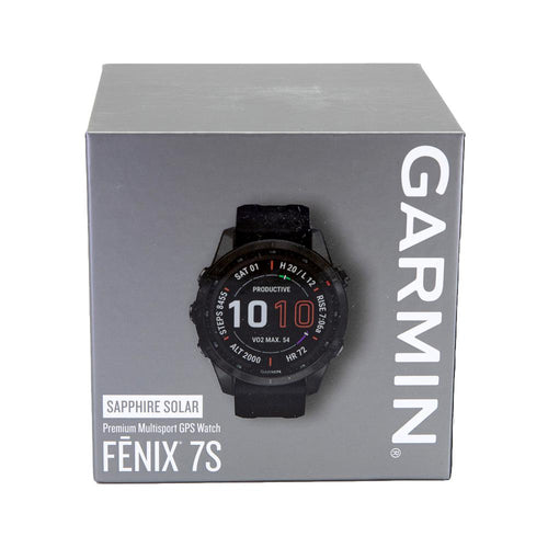 Garmin 010-02539-25 Fenix 7S Carbon Grey Smartwatch Solar