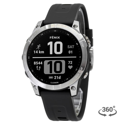 Garmin 010-02540-01 Fenix 7 Silver Graphite Smartwatch