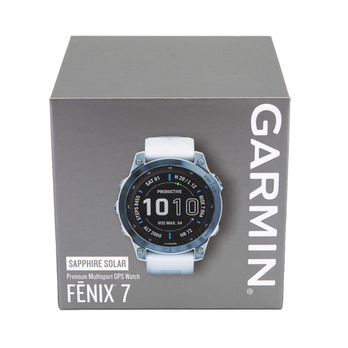 Garmin 010-02540-25 Fenix 7 Mineral Blue Smartwatch Solar