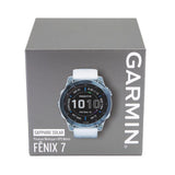 Garmin 010-02540-25 Fenix 7 Mineral Blue Smartwatch Solar