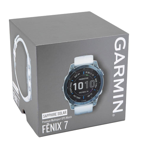 Garmin 010-02540-25 Fenix 7 Mineral Blue Smartwatch Solar