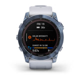 Garmin 010-02541-15 Fenix 7X Mineral Blue Smartwatch Solar