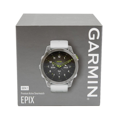 Garmin 010-02582-21 Epix White Titanium Smartwatch