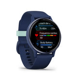 Garmin 010-02862-12 VivoActive 5 Navy Smartwatch