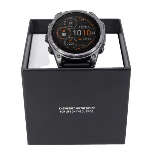 Garmin 010-02906-11 Fenix 8 SOLAR- 47mm Black