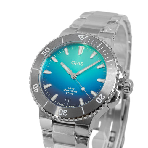 Oris 01 400 7790 4185-Set Aquis Great Barrier Reef Lmt Ed IV