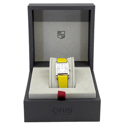 Oris 01 561 7783 4061-07 5 19 15 Rectangular Yellow Auto