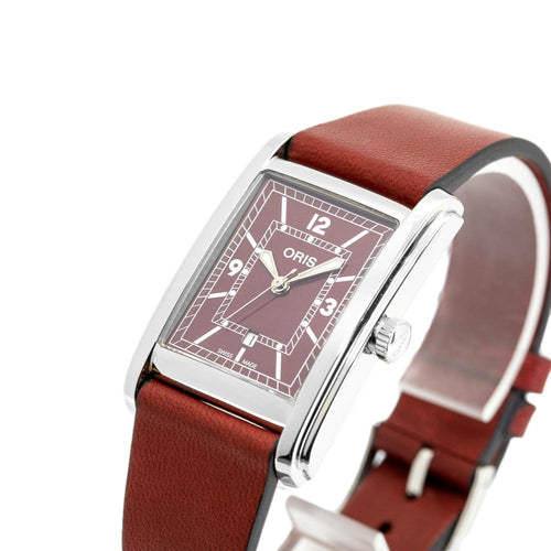 Oris 01 561 7783 4068-07 5 19 18 Rectangular Red Auto