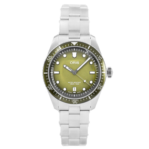 Oris 01 733 7707 4057-07 8 20 18 Divers 65 Green Dial Auto