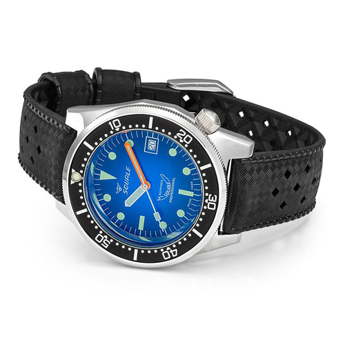 Squale Uomo 1521PROFD.HT 1521 Blue Ray Rubber Auto