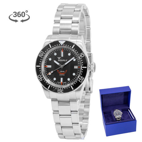 Squale Uomo 1545BKBKC.AC 1545 Black Dial 30ATM Automatico