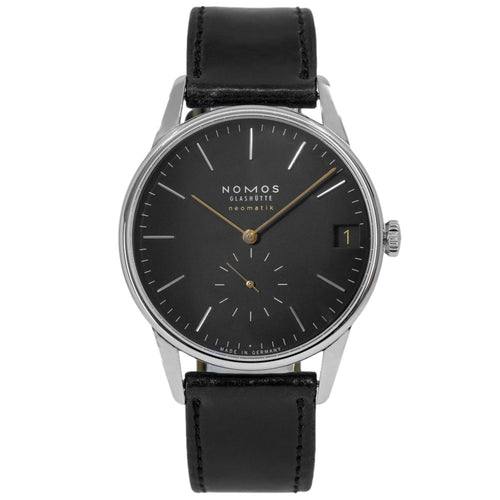 366- NOMOS Uomo 366 Orion Neomatik New Black 41mm