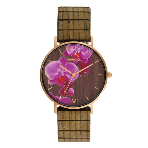 WEWOOD Ladies 70235742 Aurora Flower Nut Quarzo