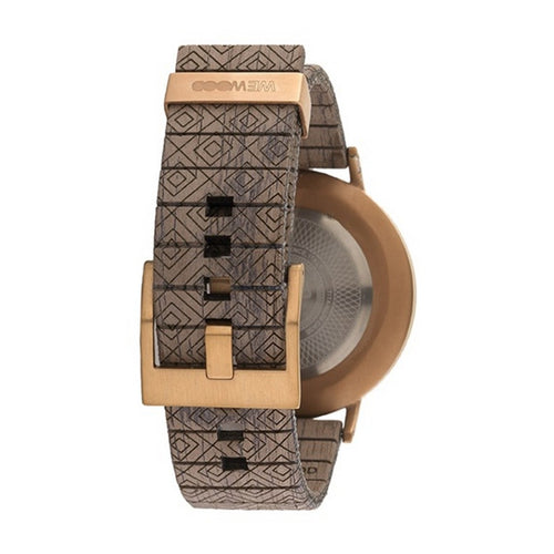 Wewood Uomo 70370012 Albacore Rose Gold Black Choco Quarzo