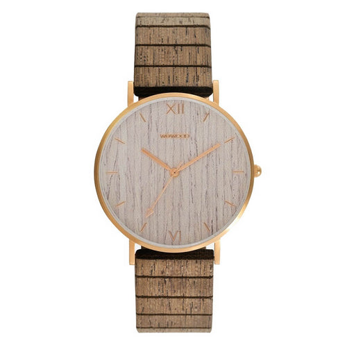 WEWOOD Ladies 70235225000 Aurora Flower Beige Watch