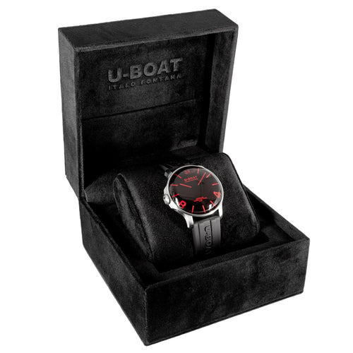 U-Boat Uomo 8465/B Darkmoon 44 RED ss Quarzo