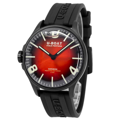 U-Boat Uomo 8697/B Darkmoon 44 Mm Red IPB Soleil Quarzo