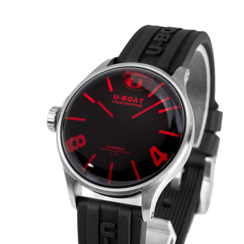 U-Boat 9305 Darkmoon 40 mm SS Red Glass