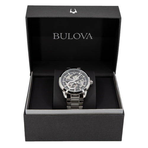 Bulova Uomo 96A208 Sutton Scheleton Meccanico