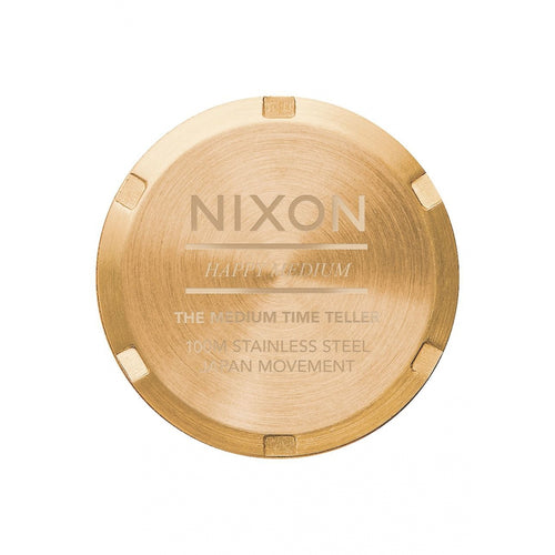 Nixon Uomo A1130502-00 Medium Time Teller All Gold Quarzo