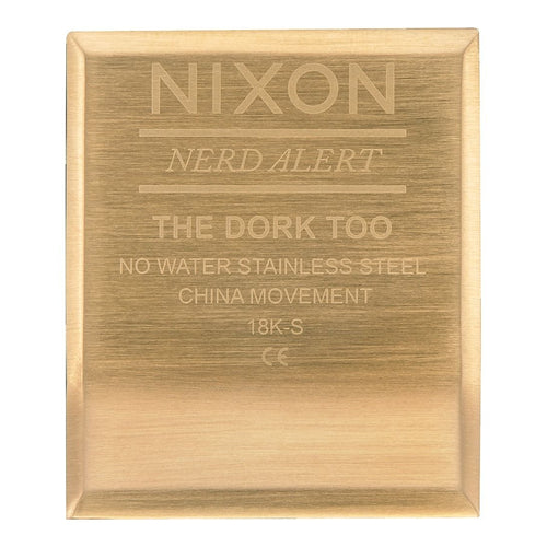 Nixon Uomo A1266502-00 Dork Too All Gold Automatico