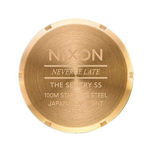 Nixon Uomo A356510-00 Sentry SS All Gold / Bla Quarzo