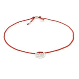 Alisia  Donna  Bracciale Al100-argento-rosso Bracciale Filo Good Luck