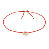 Alisia  Donna  Bracciale Al100-rosato-rosso Bracciale Filo Good Luck