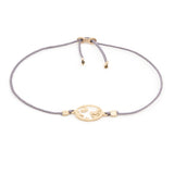 Alisia  Donna  Bracciale Al978-rosato-antracite Bracciale Filo Mappamondo