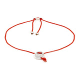 Alisia  Donna  Bracciale Al99-argento-rosso Bracciale Filo I Wish