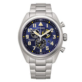 Citizen Uomo AT2480-81L Crono Super Titanio 2480 Eco Drive