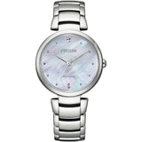 Citizen Donna EM0850-80D Lady Mother of Pearl Eco-Drive