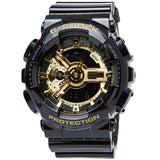 GA-110GB-1AER-Casio Uomo GA-110GB-1AER G-Shock Garrish Black  Quarzo