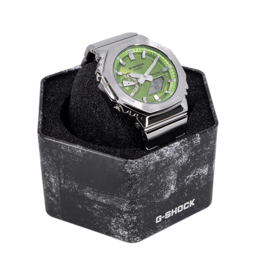 Casio Uomo GM-2110D-3AER G-Shock Green Dial Quarzo