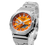 Casio Uomo GM-2110D-4AER G-Shock Orange Dial Quarzo