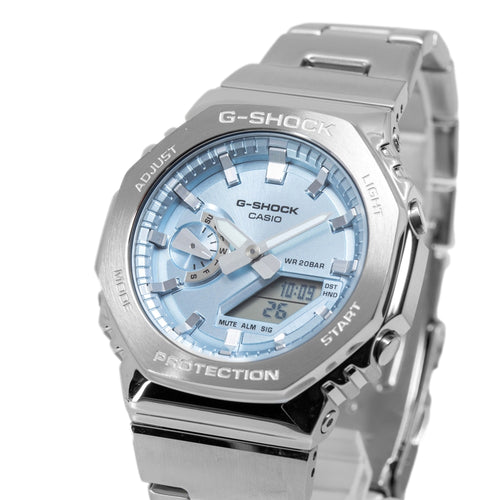 Casio Uomo GM-2110D-2AER G-Shock Blue Dial Quarzo