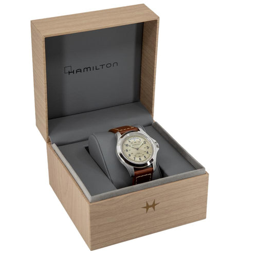 Hamilton Uomo H64455523 Khaki Field King Automatico