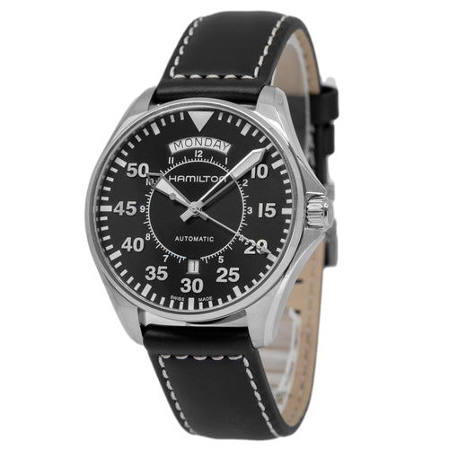 Hamilton Uomo H64615735 Khaki Aviation Pilot Day Date Auto