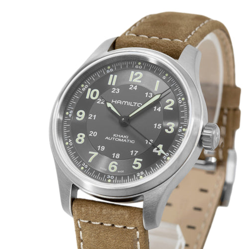 Hamilton Uomo H70545550 Khaki Field Titanium Automatico