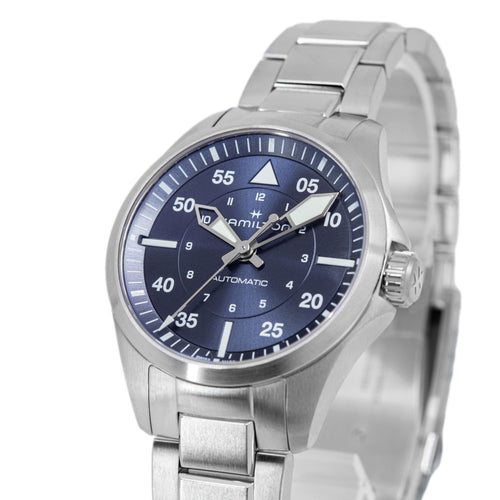 Hamilton H76215140 Khaki Aviation Pilot 36mm Blue Dial Auto