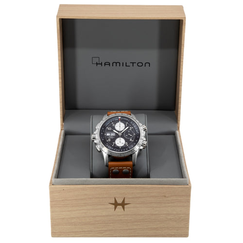 Hamilton Uomo H77616533 Khaki Aviation X-Wind Auto Chrono