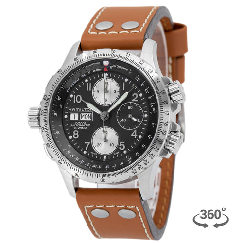 Hamilton Uomo H77616533 Khaki Aviation X-Wind Auto Chrono